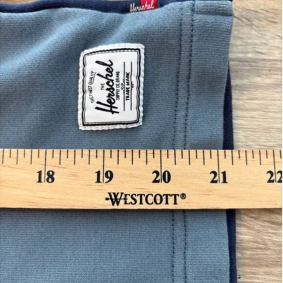 Herschel Womens S Navy Pink Blue Colorblock Rugby Shirt Academia Ivy League - Picture 7 of 7